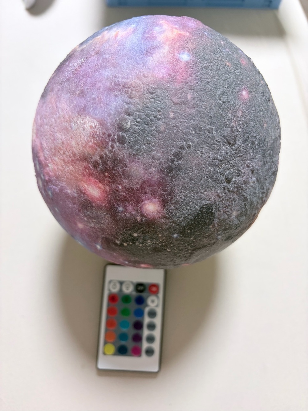 Galaxy Moon LED Light Ball - Purple and Pink